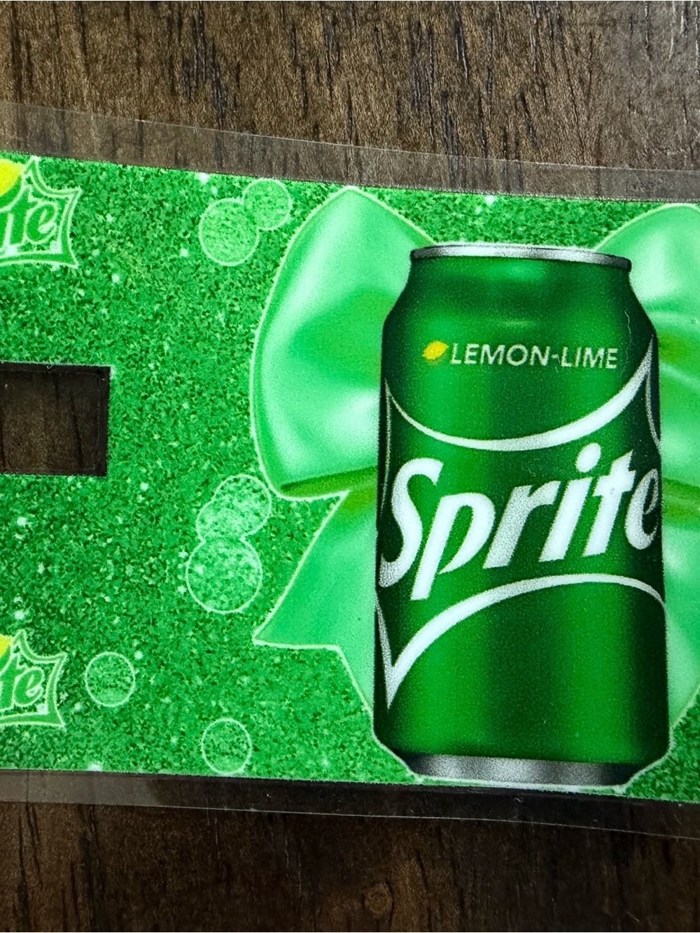 Lemon-Lime sprite debit/credit card cover